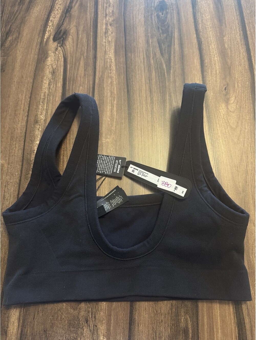 Skims Bra Black Size S